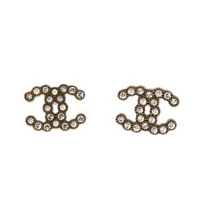 Authentic Chanel CC Logo Moscova Earrings